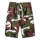 🩳🍂✨ PROMO -50% ! Shorts Cargo Camouflage – 6 Poches Pratiques, Cordon de Taille & Coupe Détendue (4 Couleurs, XS-3XL)
