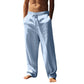 ✨🔥Pantalon décontracté homme à cordon de serrage avec poches
