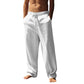 ✨🔥Pantalon décontracté homme à cordon de serrage avec poches