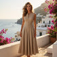 🥳SOLDES 2026🥳💞Plus de 50 000 exemplaires vendus !💥50 % de réduction ! 🔥Robe longue sans manches, coupe trapèze, fermeture éclair sur le devant