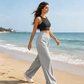 👖 PROMO EXCLUSIVE 50% DE RÉDUCTION ! 🍁 Pantalon de Survêtement Femme – Taille Haute, Jambes Larges & Doux pour Toutes Saisons 🍂