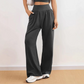 👖 PROMO EXCLUSIVE 50% DE RÉDUCTION ! 🍁 Pantalon de Survêtement Femme – Taille Haute, Jambes Larges & Doux pour Toutes Saisons 🍂