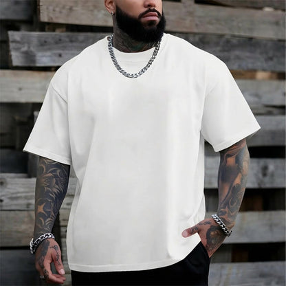 👕 50 % DE RÉDUCTION ! 🌿 T-shirt à col rond pour homme, coupe décontractée – Coton respirant, coupe confortable et idéal pour un usage quotidien 🏠