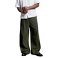 👖⏳ PROMO LIMITÉE -50% ! Pantalon Homme Large – Silhouette Fluide, Tissu Haute Qualité, Minimaliste (Noir/Vert Olive/Blanc, S-2XL)