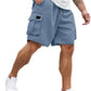 🩳🔥 PROMO FLASH 50% ! Short Cargo Décontracté Homme – Grandes Poches, Taille à Cordon, Tissu Respirant, 5 Couleurs, Taille XL-6XL, Parfait pour l'Été 👕