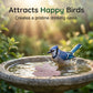 💐50% DE RÉDUCTION ! Purificateur Bain d‘Oiseaux – Feuille en Cuivre Pur, Design Naturel 🍃🐦【Stock Limité】