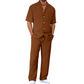 Ensemble Décontracté Homme : Chemise Col Cubain et Pantalon Coupe Ample