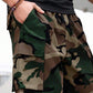 Men's Camo Cargo Shorts with Drawstring Waist
