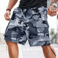 Men's Camo Cargo Shorts with Drawstring Waist