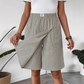 📢📢50 % DE RÉDUCTION !! ⏰Jupe-short décontractée à taille élastique pour femme