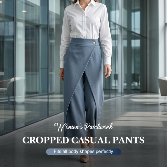 📢📢50 % DE RÉDUCTION !! ⏰Pantalon court décontracté en patchwork pour femme