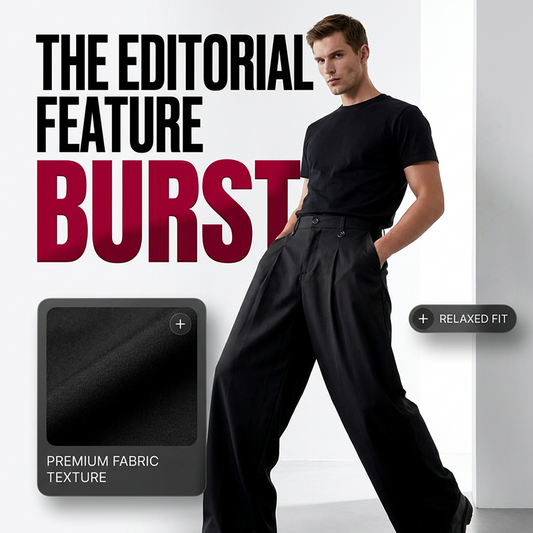 👖 50% DE RÉDUCTION ⏰ Pantalon de costume homme classique à jambe large – Tissu doux anti-froissé & coupe décontractée moderne – Plis devant, polyvalent pour le bureau ou le quotidien ✨
