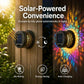 🏆 2 achetés, 1 offert 🎁 Lampe murale solaire Mandala pour extérieur, projecteur de lumière pour clôture de jardin, décoration d'ambiance pour terrasse