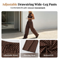 Ensemble haut sans manches et pantalon à pois pour femme