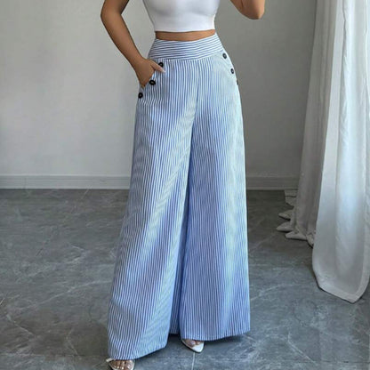 👖50% OFF! ✨High-Waist Wide-Leg Trousers