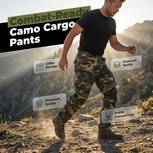 ⏳Limited-time 50% off⏰Men's Outdoor Camouflage Cargo Trousers👖
