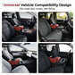 🚗Car Armrest Cushion,5-in-1 Center Console Cover with 2 Storage Bags Cup Holder, Tissue Box Slot, Phone Slot for Sedans, Car Accessories Interior Organizers