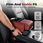 🚗Car Armrest Cushion,5-in-1 Center Console Cover with 2 Storage Bags Cup Holder, Tissue Box Slot, Phone Slot for Sedans, Car Accessories Interior Organizers