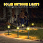 Lumière solaire d’extérieur étanche pour allée – Lot de 2 pièces