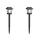Lumière solaire d’extérieur étanche pour allée – Lot de 2 pièces