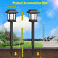 Lumière solaire d’extérieur étanche pour allée – Lot de 2 pièces
