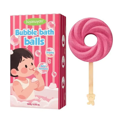 💞BUY 1 GET 1 FREE + 50% OFF! 🥳50K+ SOLD!🍭Reusable Cute Lollipop Bath Bomb🛁,Colorful Bubble Bath Ball for Fun Bath Time💧