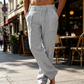Pantalon décontracté à ceinture élastique léger pour homme