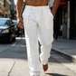 Pantalon décontracté à ceinture élastique léger pour homme