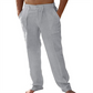 Pantalon décontracté à ceinture élastique léger pour homme