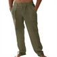 Pantalon décontracté à ceinture élastique léger pour homme
