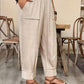 🎁2026 New Arrivals 50% OFF💥Women’s Cuffed Ankle Pants – Relaxed Fit, Elastic Waist, Solid Colors 🍂