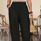 🎁2026 New Arrivals 50% OFF💥Women’s Cuffed Ankle Pants – Relaxed Fit, Elastic Waist, Solid Colors 🍂