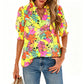 🎁Nouveautés 2026 -50%💥Top Fleuri d'Été à Manches Bouffantes pour Femme💐👔