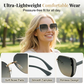 🕶️✨ PROMO FLASH 50% ! Lunettes Soleil Carrées Oversize Sans Monture – UV400, Ultra-Légères, Pailletés, 7 Coloris, Idéales Quotidien & Chic 🌟