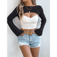 🧶 PROMO LIMITÉE -50% ! ✨ Boléro Crochet Femme – Ajouré, Manches Cloche, Crop 🌸