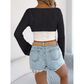 🧶 PROMO LIMITÉE -50% ! ✨ Boléro Crochet Femme – Ajouré, Manches Cloche, Crop 🌸