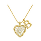 💎 PROMOTION LIMITÉE -50% ! 💥 Collier Chaîne Micro Pavé Lettres en Forme de Cœur – Pendentif Initial, Acier Titane, Ajustable ✨