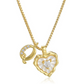 💎 PROMOTION LIMITÉE -50% ! 💥 Collier Chaîne Micro Pavé Lettres en Forme de Cœur – Pendentif Initial, Acier Titane, Ajustable ✨