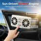 🎁2026 New Arrivals 50% OFF💥Solar Powered Car Exhaust Fan– Dual Turbo Ventilation & Temperature Display☀️