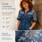 Mini Robe en Jean Dentelle Transparente Femme
