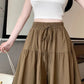 👗🏃Pantalon Jupe Taille Haute Femme Jambe Large Volants Culottes