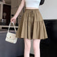 👗🏃Pantalon Jupe Taille Haute Femme Jambe Large Volants Culottes