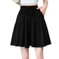 👗🏃Pantalon Jupe Taille Haute Femme Jambe Large Volants Culottes