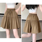 👗🏃Pantalon Jupe Taille Haute Femme Jambe Large Volants Culottes