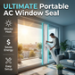 ⏳Time-Limited Special⏰Portable AC Window Seal Kit – Dual Zipper, Waterproof, Universal Fit ✨