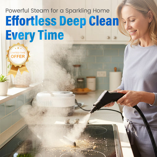 ♨️50% OFF NOW! Multifunctional High‑Temperature Steam Cleaner for Home – Chemical‑Free Deep Cleaning Steam Washing Machine, Multi‑Surface Sanitizing Cleaner for Kitchen, Bathroom & Household Surfaces