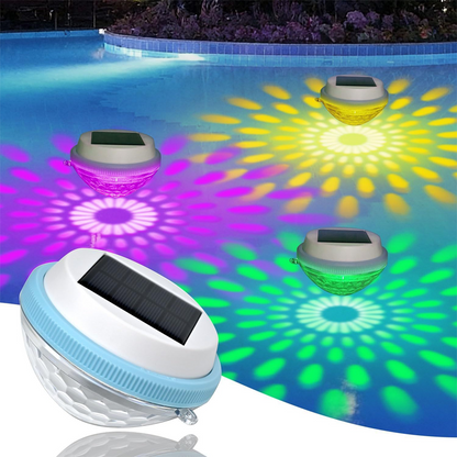 💥Solar Floating Pool Lights with Remote Control — RGB Colour-Changing, IP68 Waterproof, 16 Lighting Modes