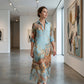 🌸 50% OFF NOW! 🌸Women's Elegant Retro Print Maxi Dress