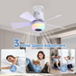 🔥💡 LAST DAY – 50% OFF! BreezGlow™ Smart Ceiling Fan Light – Bluetooth Speaker, 16M RGB Colors, E27 fit – breeze & beats in one. 🎵🌀✨