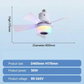 🔥💡 LAST DAY – 50% OFF! BreezGlow™ Smart Ceiling Fan Light – Bluetooth Speaker, 16M RGB Colors, E27 fit – breeze & beats in one. 🎵🌀✨